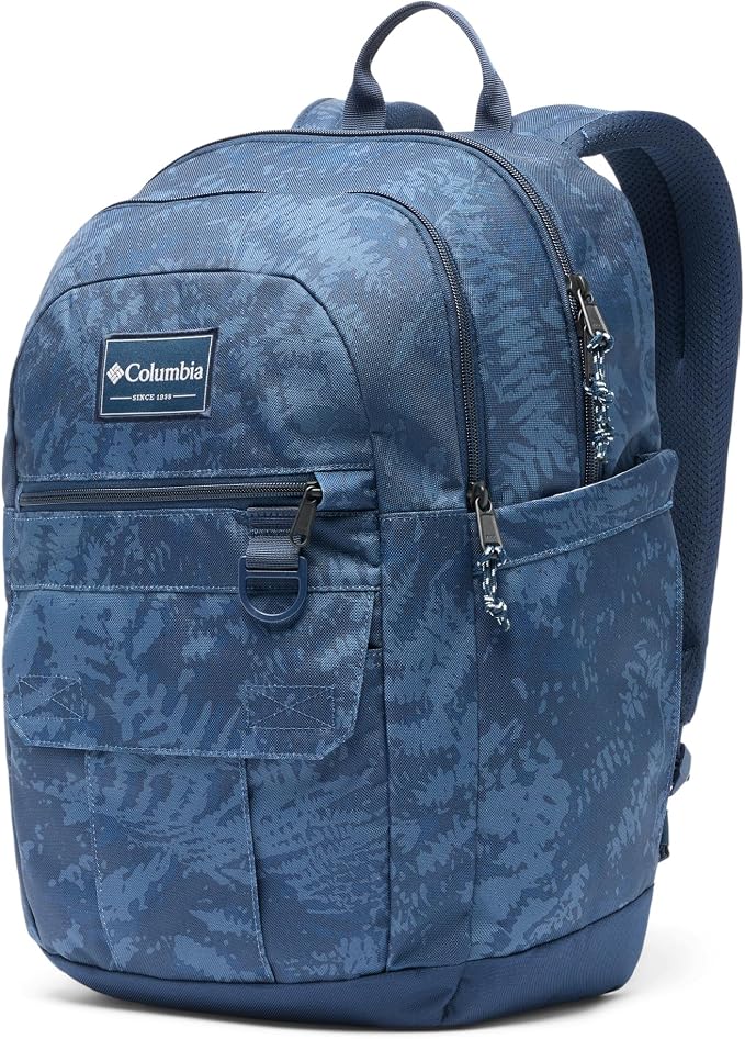 Columbia Unisex Buxton 26L Backpack, Collegiate Navy Ferned, One Size by Columbia