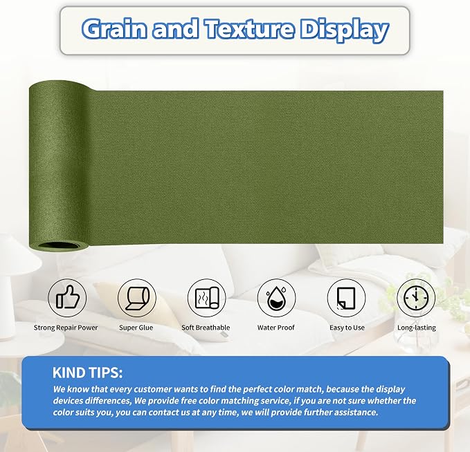 KING MOUNTAIN Canvas Repair Tape, Outdoor Gear Patch, 4×63 Inches, Waterproof - Image 2