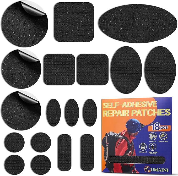 Down Jacket Repair Patch Kit, Outdoor Gear Tenacious Repair Tape, Self Adhesive by Unknown
