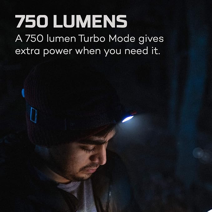 NEBO Einstein 750 Lumen Outdoor Compact Easy Tilt Camping Headlamp - Image 2