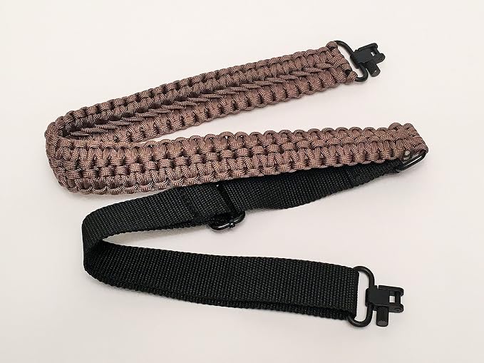 Extra Wide Gun Sling Paracord 550 Adjustable w/Swivels - Image 5