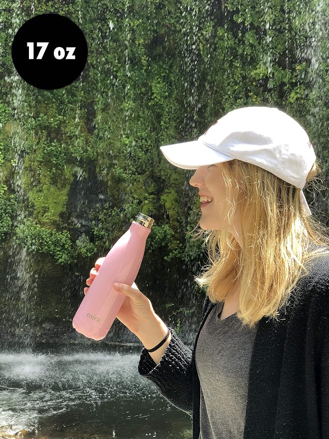 MIRA 17 Oz Stainless Steel Vacuum Insulated Water Bottle - Image 3