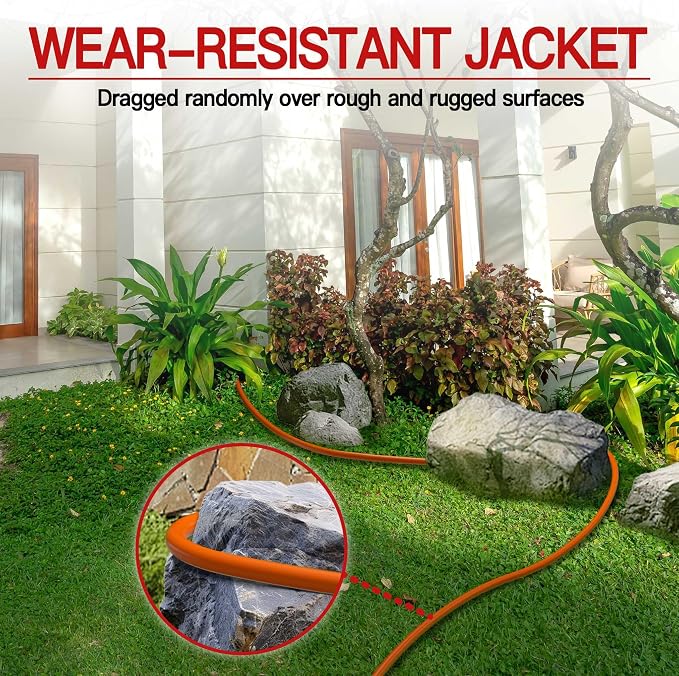 Skrizcable 16/3 50 FT Outdoor Extension Cord Waterproof, Weatherproof & Flame - Image 7
