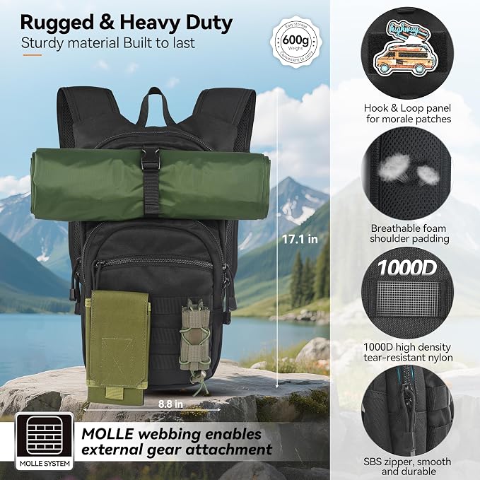 MARCHWAY Tactical Molle Hydration Pack - Image 2