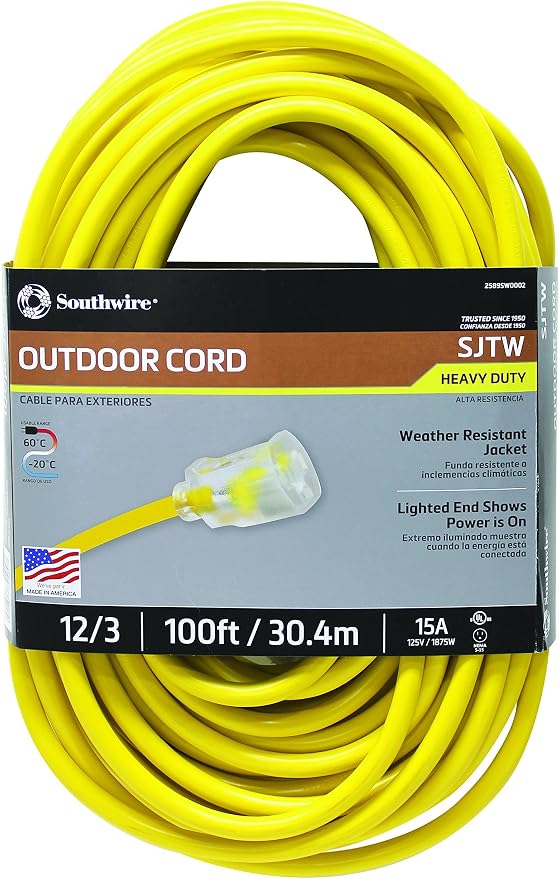 Southwire Outdoor Extension Cord – Durable Vinyl Jacket - Image 5