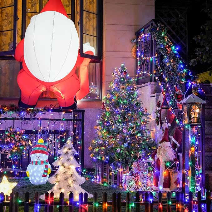 JMEXSUSS 132ft 400 LED Christmas Lights Indoor Outdoor Waterproof, 8 Modes - Image 6