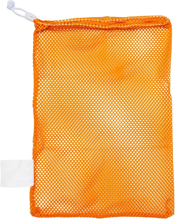 Champion Sports Mesh Equipment Bag – Heavy-Duty Nylon Drawstring Bag by ChampionSports