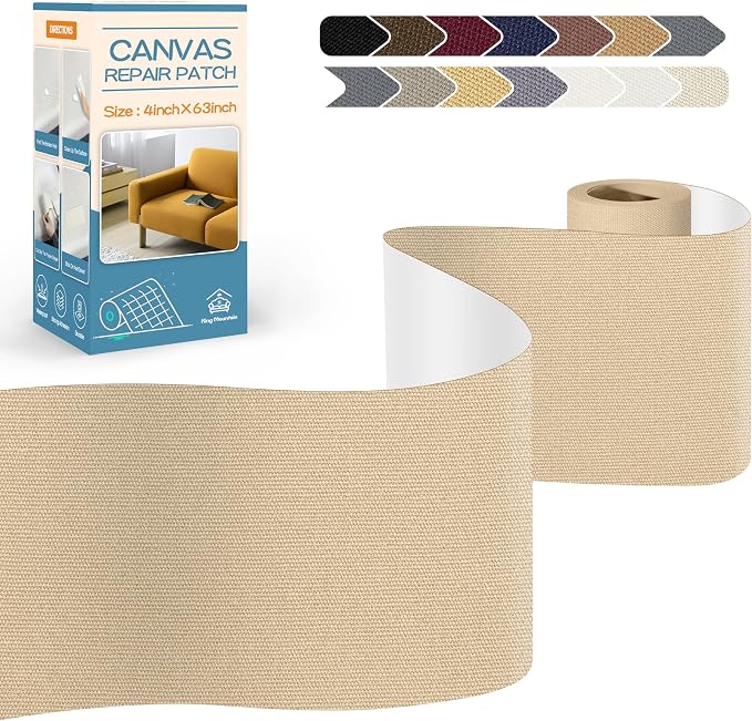 KING MOUNTAIN Canvas Repair Tape, Outdoor Gear Patch, 4×63 Inches, Waterproof by ForABetterHomeLife