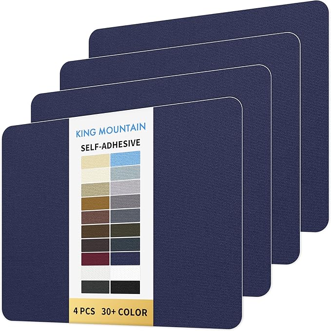 KING MOUNTAIN Canvas Repair Patch 9 x11 Inch 4 Pcs Self-Adhesive Waterproof by ForABetterHomeLife