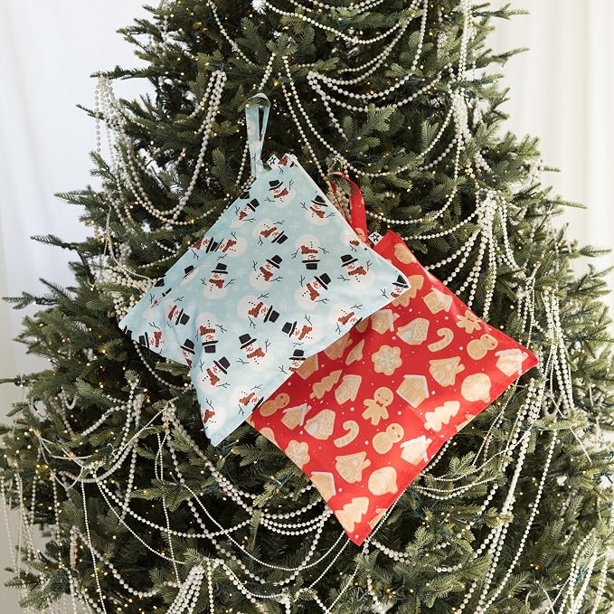 Tiny Twinkle Mess Proof Wet Bags | 2-Pack Reusable Waterproof Wet Bags - Image 8
