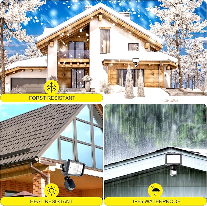 SUNLONG Solar Motion Lights Outdoor Waterproof Motion Sensor Outdoor Lights - Image 5