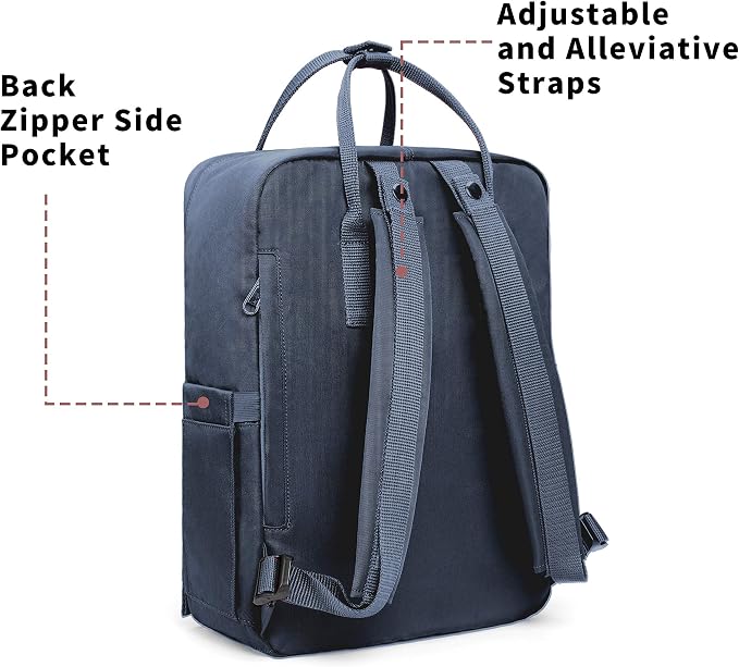 KALIDI Casual Laptop Backpack 15 Inches Classic Camping Rucksack Travel Outdoor - Image 4