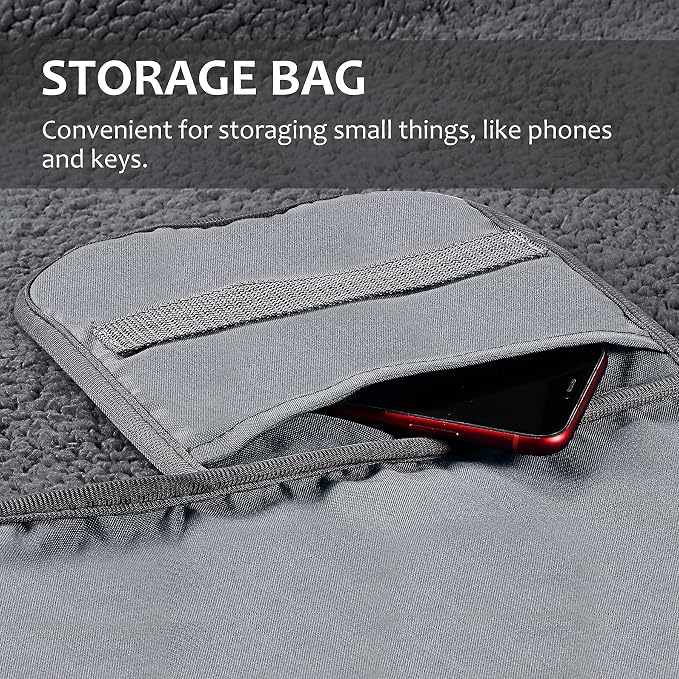 Tirrinia Large Waterproof Outdoor Blanket, Soft Warm Windproof Stadium Blanket - Image 4