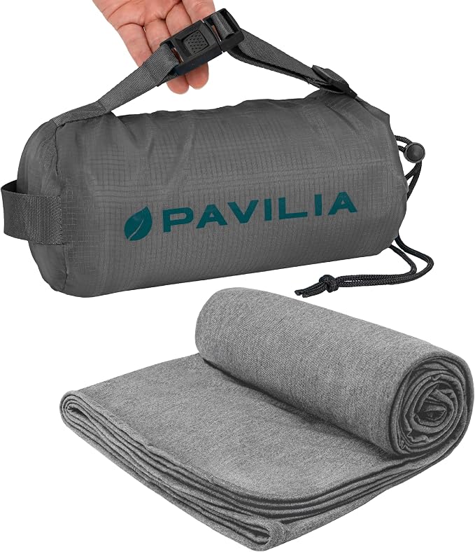 PAVILIA Travel Blanket Airplane Compact by PAVILIA