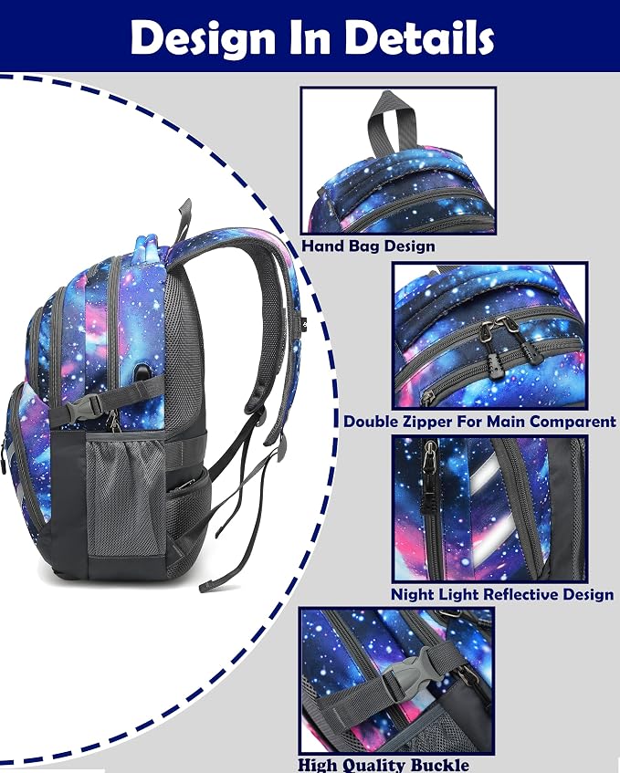 ProEtrade Extra Large Backpack Bookbag - Image 3