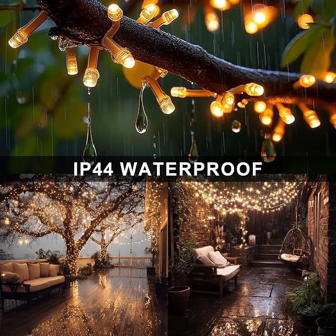 Dazzle Bright Christmas String Lights, 100 FT 300 LED Connectable Waterproof - Image 2