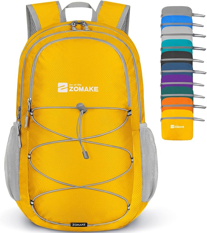 ZOMAKE Lightweight Packable Backpack 28L, Foldable Backpacks Water Resistant by ZOMAKE