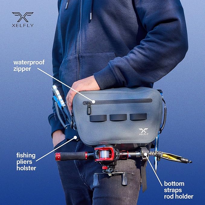 Xelfly Waterproof Fishing Waist Bag - Image 5