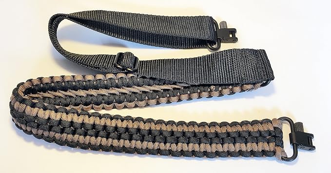 Extra Wide Gun Sling Paracord 550 Adjustable w/Swivels - Image 4