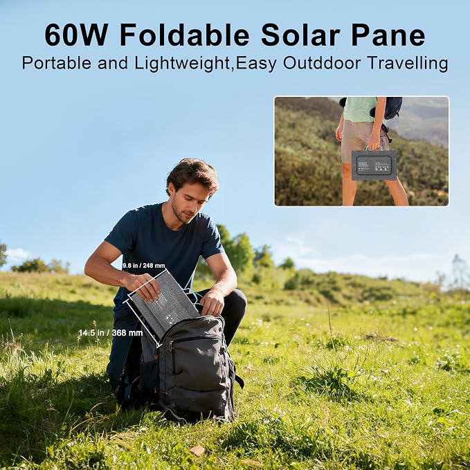 60W Portable Solar Panels Chargers - Image 9