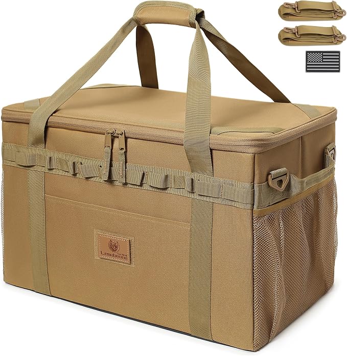 Tactical Camping Storage Bag Utility Tote Bag Camping Kitchen Organizer by Lemubeane