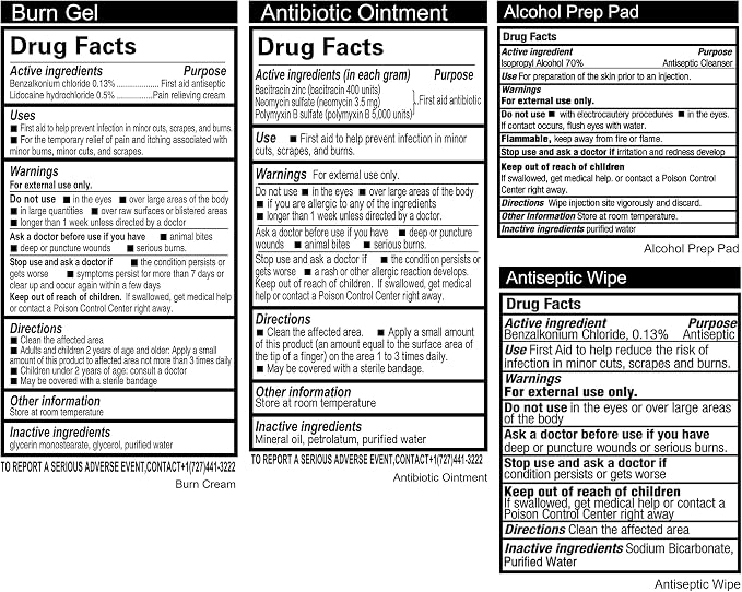 General Medi 110 Pieces Small First Aid Kit - Image 8