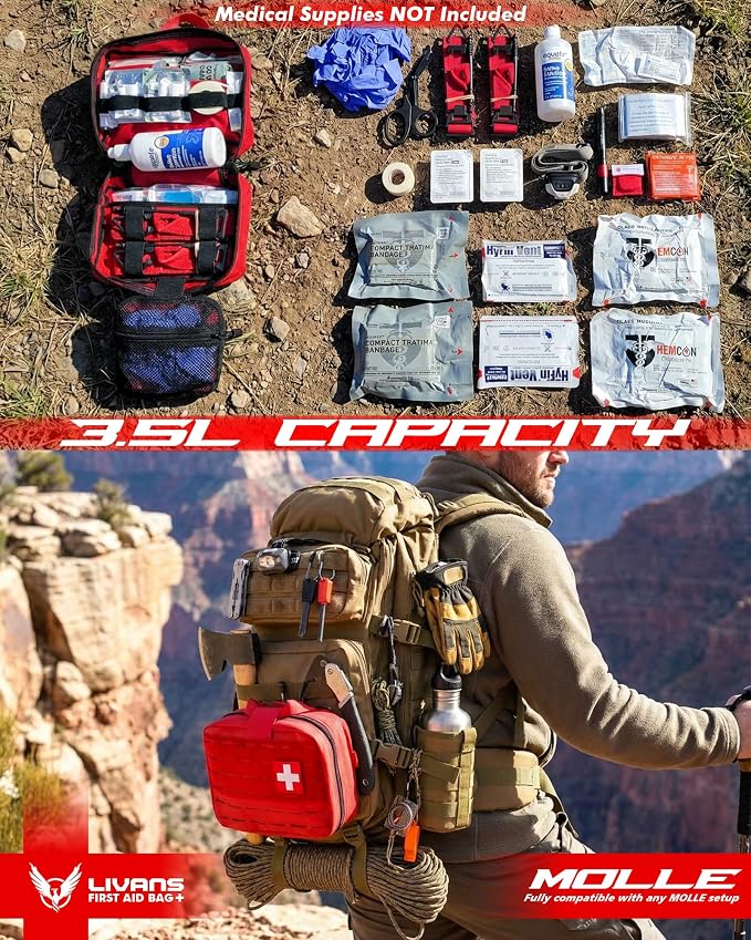 LIVANS Tactical Molle Medical Pouch - Image 6