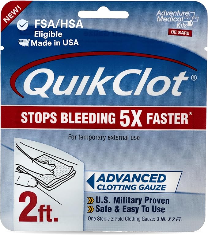 Adventure Medical Kits QuikClot Advanced Clotting Gauze by AdventureMedicalKits