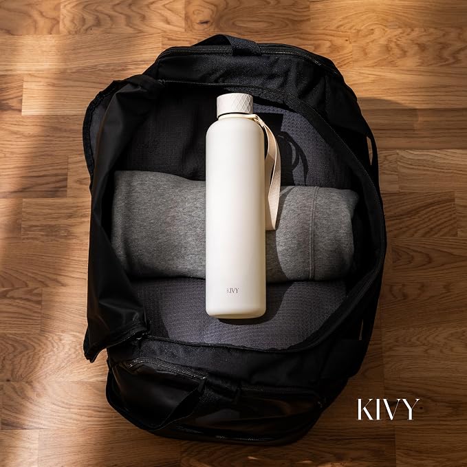 KIVY Slim Water Bottle 32oz Fits Backpack & Cupholder - Image 2