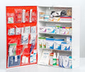 4-Shelf Restaurant Metal 1st Aid Cabinet Class B, Large Capacity First Aid Wall by HomePage