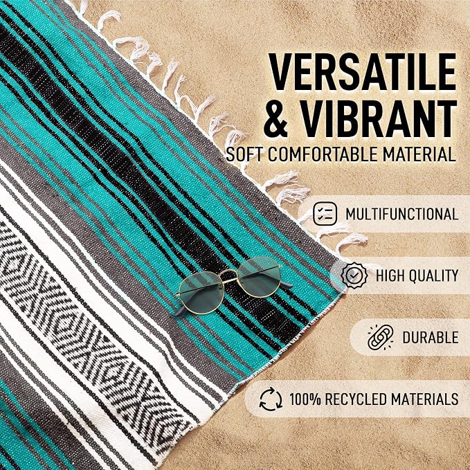 Authentic Extra Large Mexican Blanket - Image 4