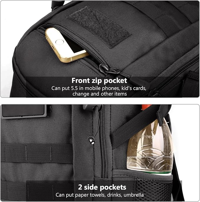 ArcEnCiel 10L/20L Mini X-Small Tactical Backpack MOLLE Daypack Gear Pack - Image 4