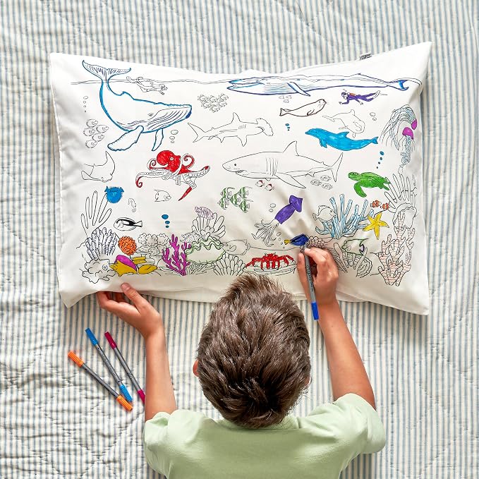 eatsleepdoodle - Coloring Pillowcase by eatsleepdoodle