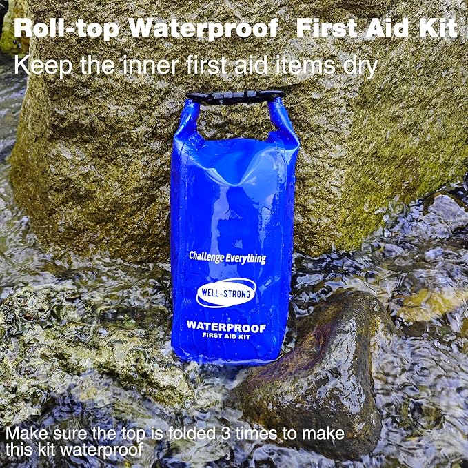 Boat First Aid Kit Waterproof, WELL-STRONG Marine Emergency Kit - Image 6