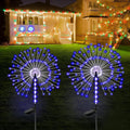 2 Pack 250LED Solar Garden Lights Outdoor, Dual Lighting Modes Firework Lights by Lanthium