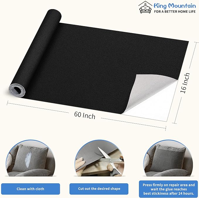KING MOUNTAIN Canvas Repair Patch 16×60 Inch Self-Adhesive Waterproof Fabric - Image 4