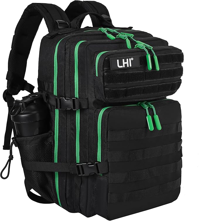 LHI Military Tactical Backpack for Men and Women 45L Army 3 Days Assault Pack by LHI