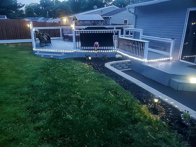 Lighting EVER 33ft 240 LED Outdoor Rope Lights Cool White 6000K, 24 V - Image 5