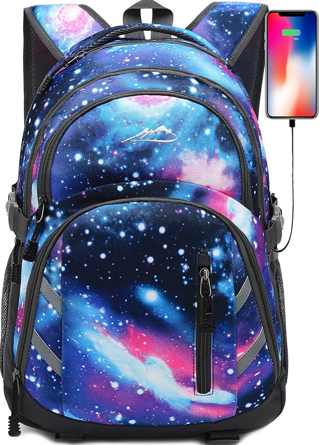 ProEtrade Backpack Bookbag for College Laptop Travel, Fit Laptop Up to 15.6 inch by PROETRADE