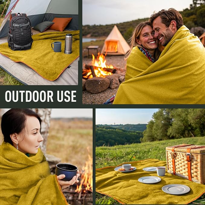 Large Military Wool Blanket - Image 2