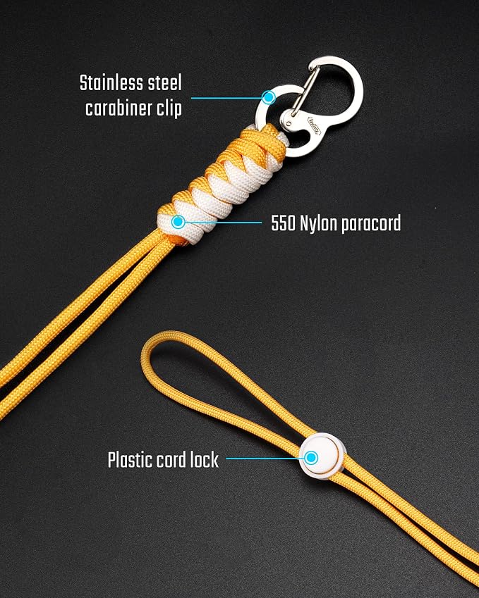 KeyUnity KC01 Braided Paracord Carabiner - Image 4