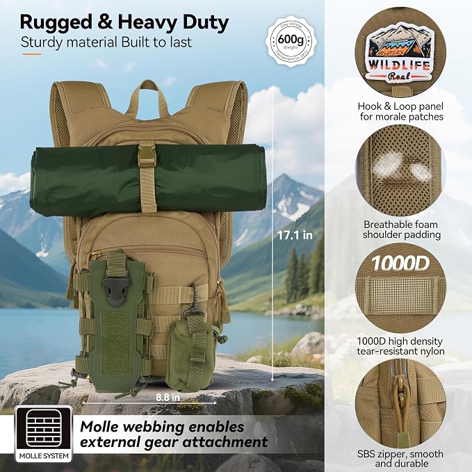 MARCHWAY Tactical Molle Hydration Pack - Image 2