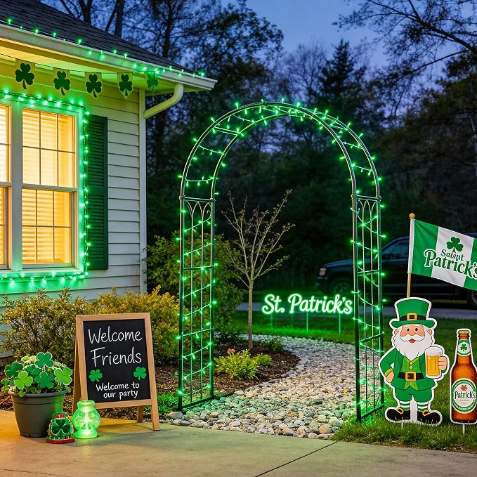 JMEXSUSS 33ft 100 LED Green Battery Operated Lights - Image 4