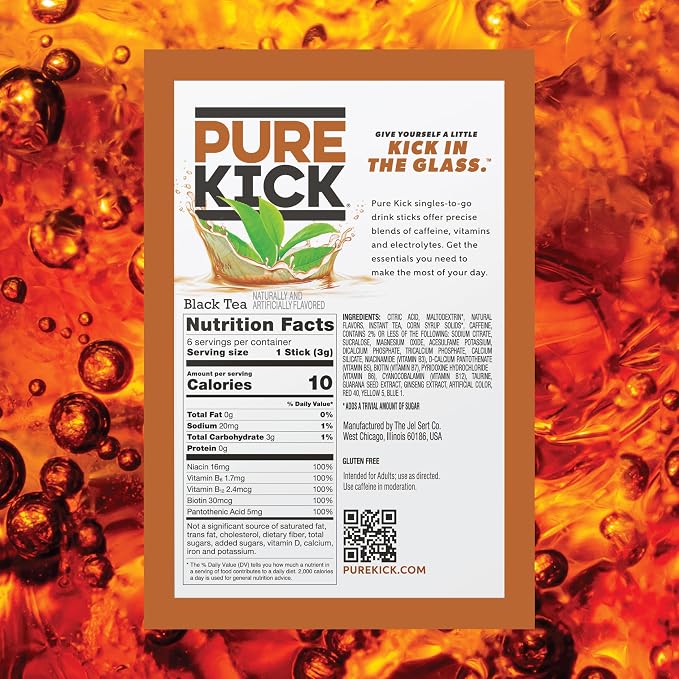 PURE KICK Energy Singles To Go Drink Mix, Includes 12 Boxes - Image 2