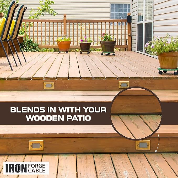 Iron Forge Cable 25ft Brown Outdoor Extension Cord - Image 4