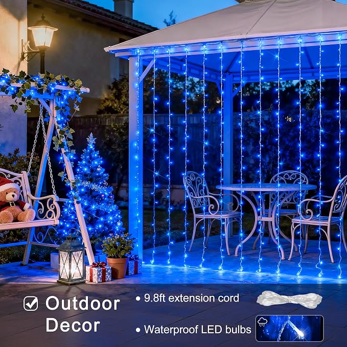 JMEXSUSS 300LED Curtain Lights - Image 3