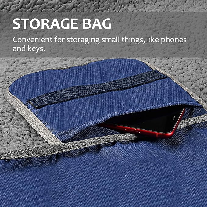 Tirrinia Large Waterproof Outdoor Blanket, Soft Warm Windproof Stadium Blanket - Image 3