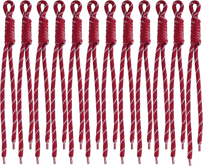 Paracord Keychain Paracord Bag Charm 12pcs Braided Nylon Rope Keychain Cord by Cmidy
