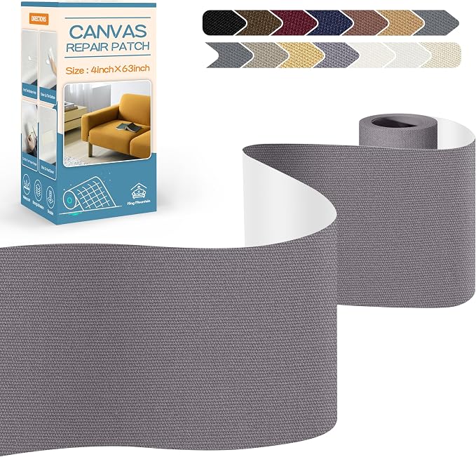KING MOUNTAIN Canvas Repair Tape, Outdoor Gear Patch, 4×63 Inches, Waterproof by ForABetterHomeLife