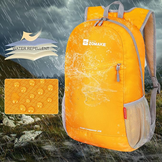 ZOMAKE Lightweight Packable Backpack 20L, Foldable Backpacks Small Daypack - Image 5